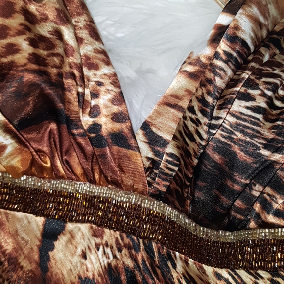 Sexy Animal Print Dress - Picture 2 of 8